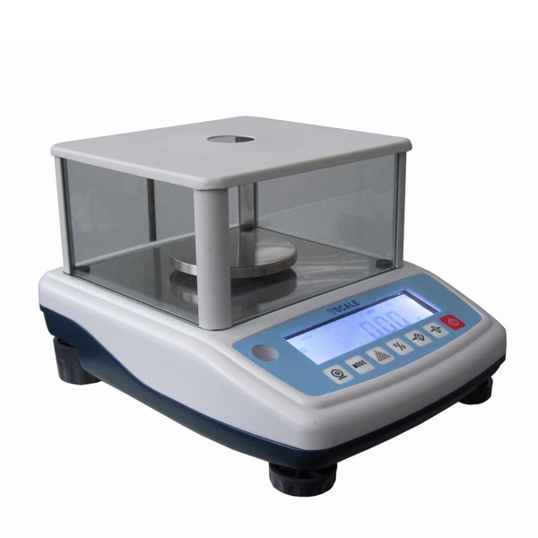 Laboratorní váha TSCALE NHB1500+, 1500g/0,01g, Ø120mm (Laboratorní přesná váha Tscale NHB s váživostí do 1500g, technologická váha pro kontrolní vážení)