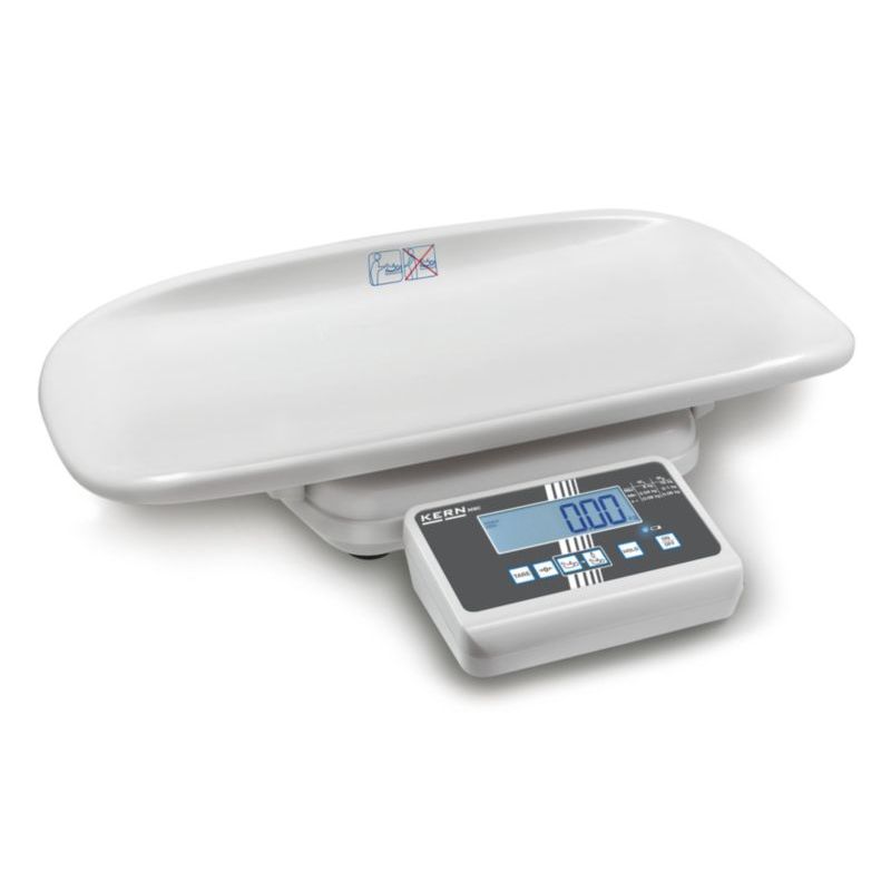 Kojenecká váha KERN model MBC, technologická, do 15 kg (Kojenecká váha značky KERN model MBC do zdravotnictví, technologická do 15 kg)