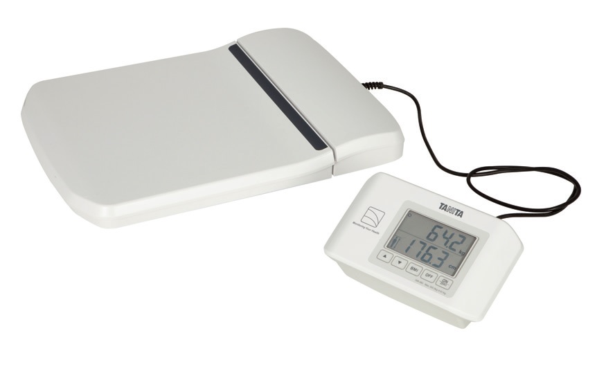 Lékařská osobní váha Tanita WB 380S s funkcí BMI (Osobní digitální váha Tanita WB 380S s funkcí BMI v nízkém provedení)