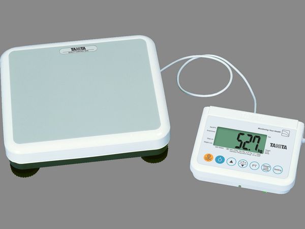 Lékařská osobní váha Tanita WB 150MA S, cejchuschopná (Osobní digitální váha Tanita WB 150MA S pro zdravotnické zařízení)