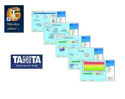 Software GMON Standard pro monitory TANITA (Software GMON Standard pro kompletní analýzu těla.)