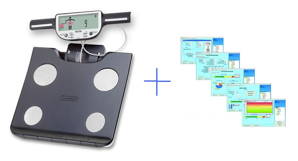 Osobní váha s tělesnou analýzou Tanita BC-601 + GMON (Osobní váha s tělesnou analýzou Tanita BC-601 a softwarem GMON Standard pro domácí vážení)