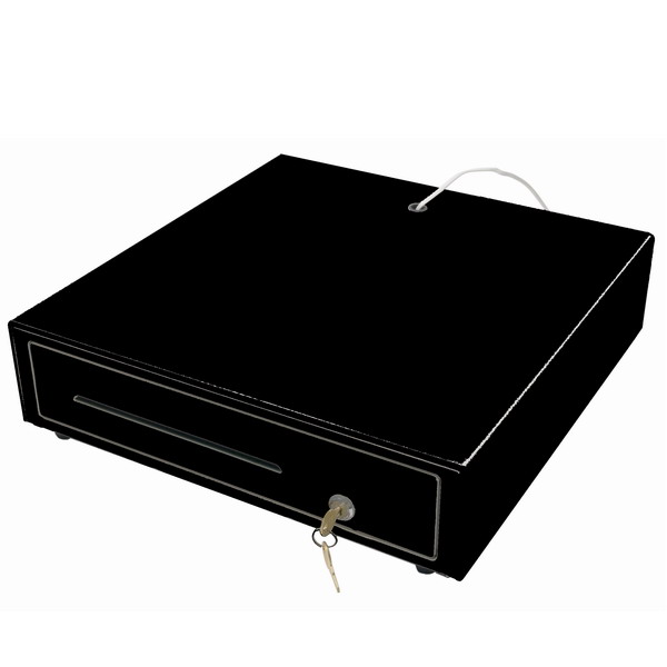 Pokladní zásuvka CWY2B 12/24V, černá (Pokladní zásuvka k POS systému ovládaná napětím 12V nebo 24V)