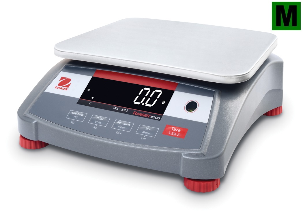 Průmyslová váha Ohaus Ranger 4000, s ověřením, 15kg , 5g