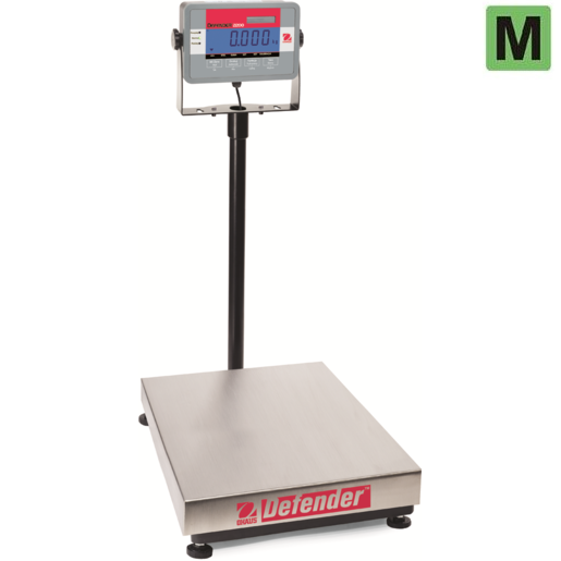 Můstková váha OHAUS® Defender™ 2200, 300 kg/100g, 650x500 mm, cejchovaná  