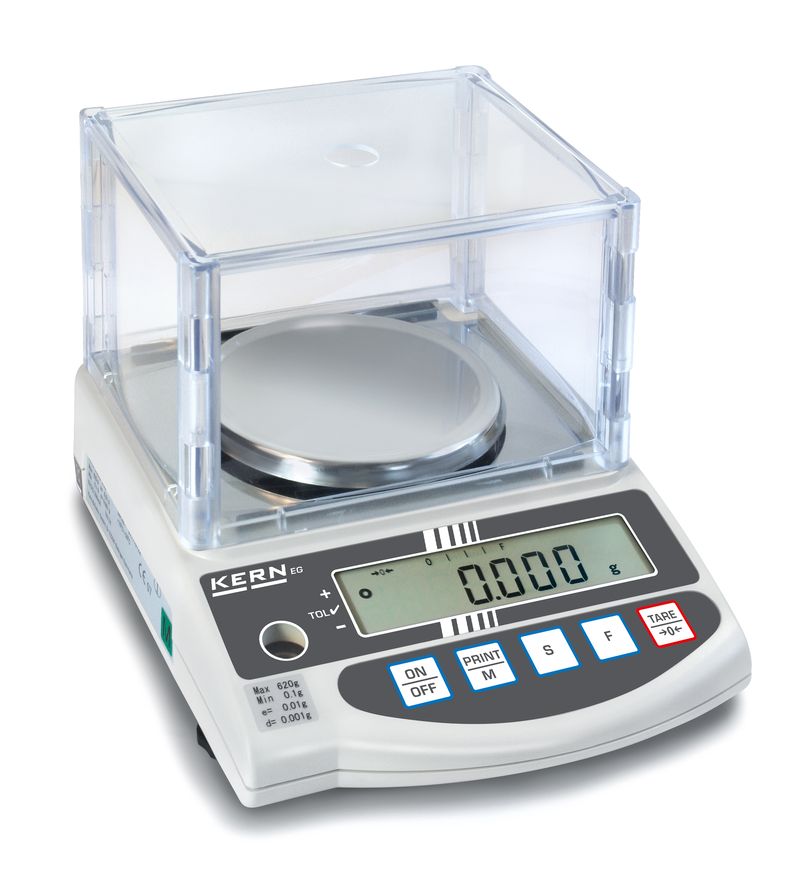 Přesná váha KERN EG 420-3NM, 420 g / 0,01 g (0,001 g)
